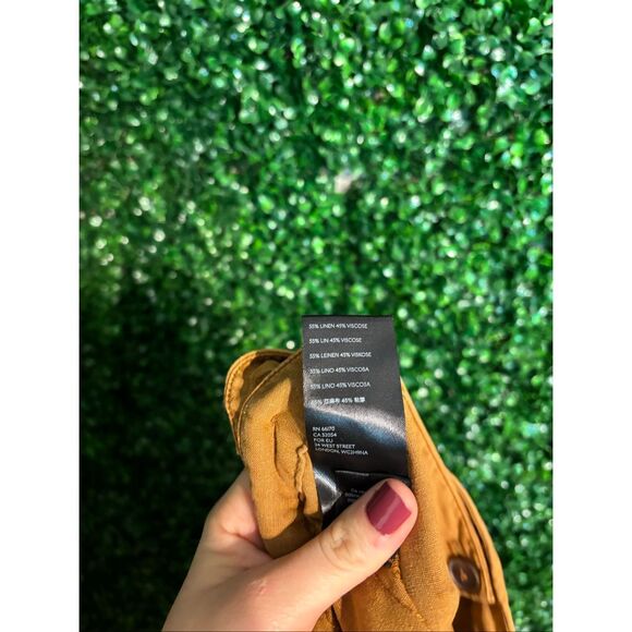 Free People Celine’s Wrap Skirt Sz Small Ruffle Midi in Pumpkin Spice - Picture 8 of 11